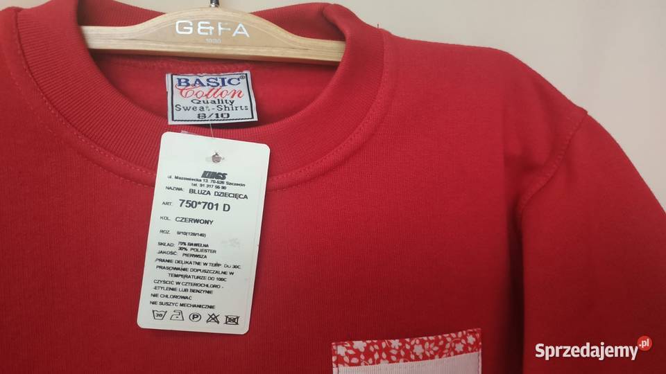 bluza dziewczęca bawełniana 810 lat rozmiar Szczecin sprzedam