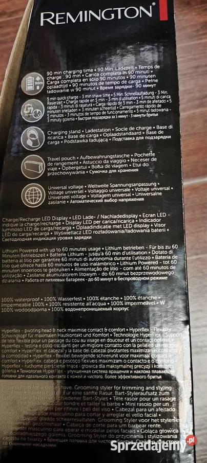 REMINGTON XR1390 GOLARKA ROTACYJNA HYPERFLEX AGD drobne śląskie Gliwice
