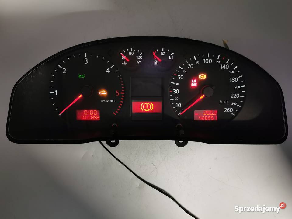 Licznik Zegary Audi A4 B5 19 TDI 8D0920900 Wyposażenie wnętrza mazowieckie Wyszków