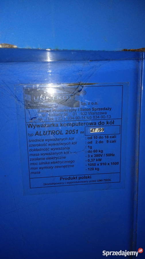 wyważarka unitrol 2051 Łańcut sprzedam