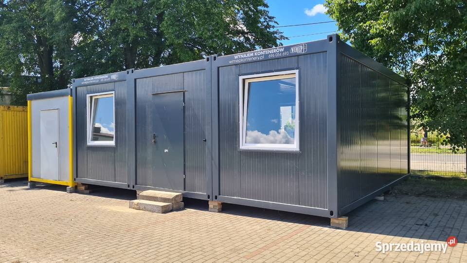 ZESTAW KONTENEROWY BIUROWY 43m2 wym 605x720