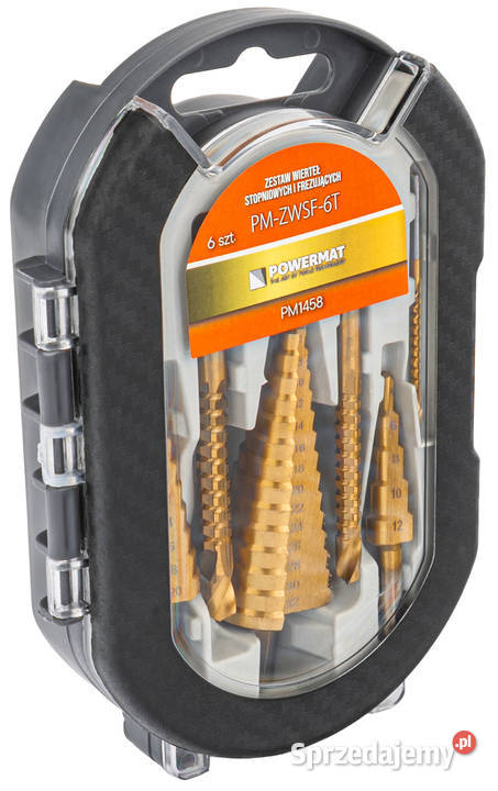 wiertła stopniowe frezujące do metalu hss drewna