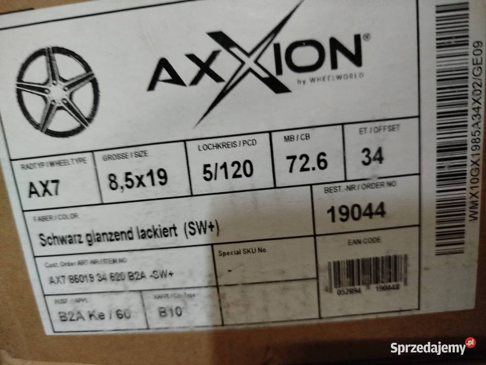 S371 Alufelgi Nowe 19 5x120 Et34 BMW Serie 3 E36 Bąków sprzedam
