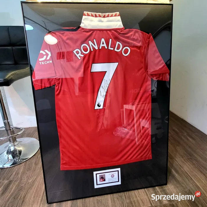 C Ronaldo koszulka z podpisem autograf rama Z kujawsko-pomorskie Tuchola