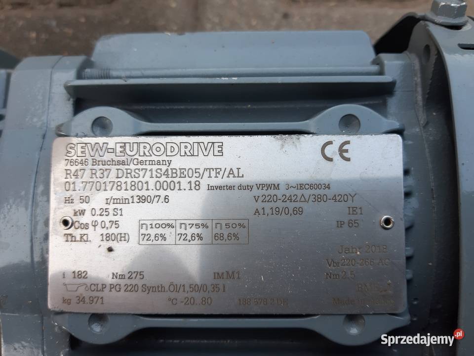 Motoreduktor 025 kW78 obr Leszno