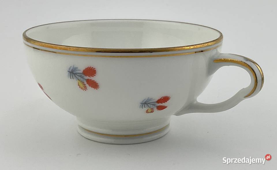 UNIKAT Serwis do mokki Ćmielów wzór 4610 NOWY Porcelana i szkło Kraków