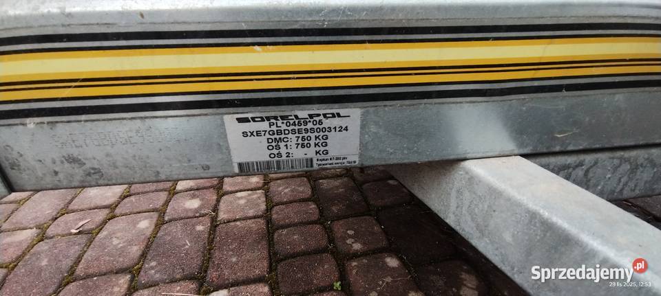 Przyczepka samochodowa NEPTUN 750 Neptun Przyczepy i naczepy Śliwnica