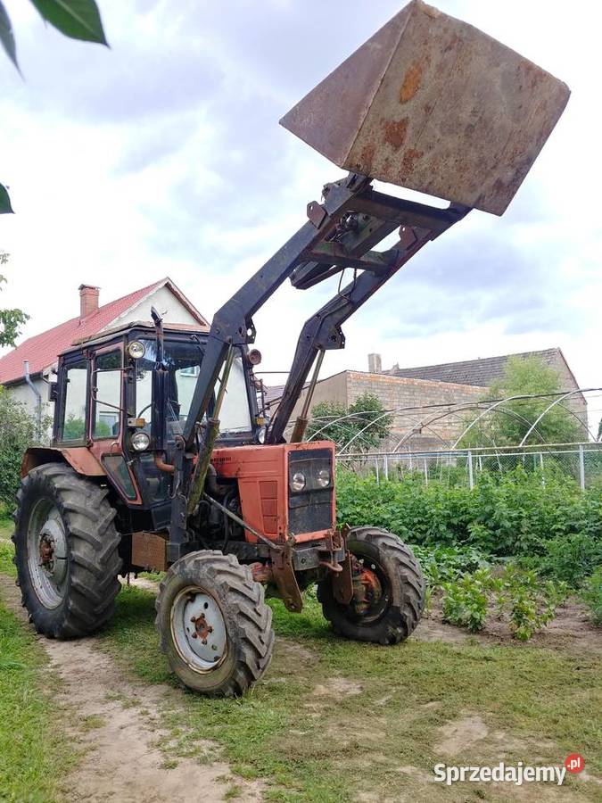 Tur MTZ 82 Belarus Pronar Dwusekcyjny Ladowacz Śmigiel