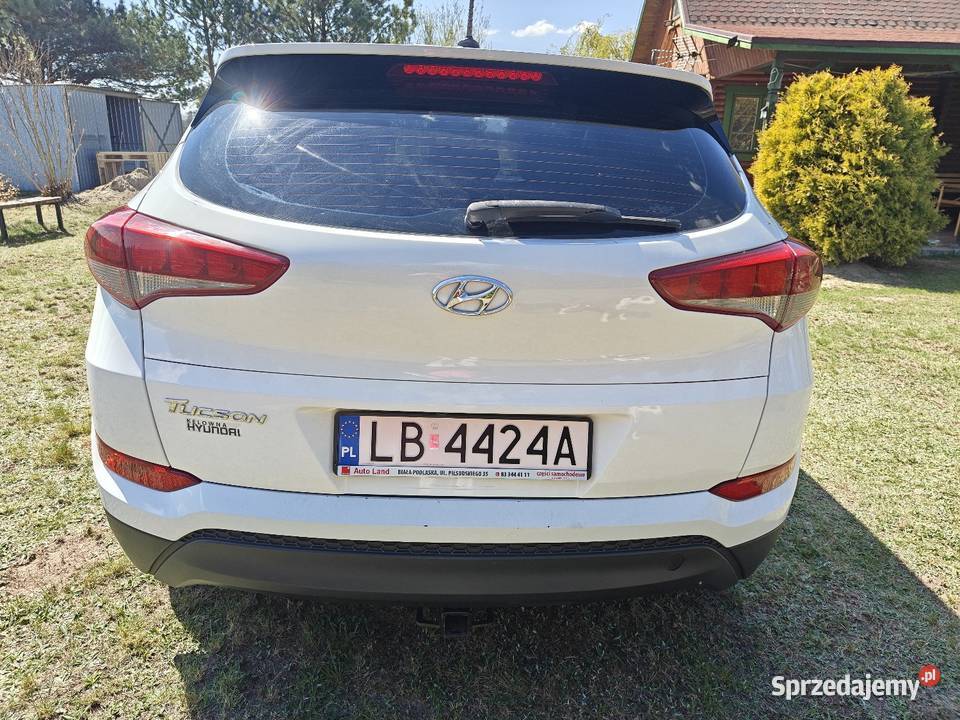 Hyundai Tucson 20benzyna automat napęd przód biały Hyundai Biała Podlaska