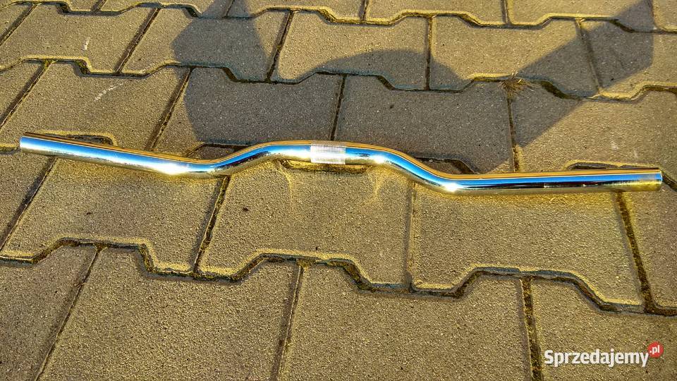 Kierownica do roweru chromowana stal połysk Rowery i akcesoria dolnośląskie Świebodzice