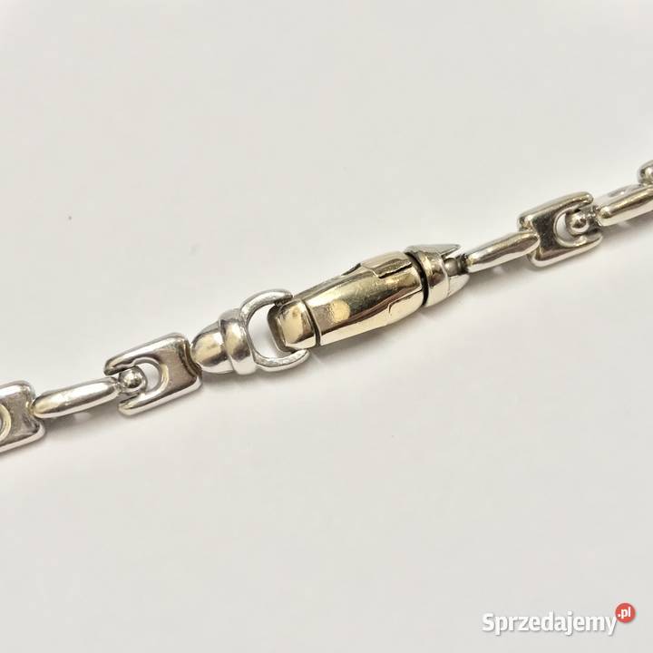 Złoty ŁAŃCUSZEK NASZYJNIK damski 750 18K z Warszawa