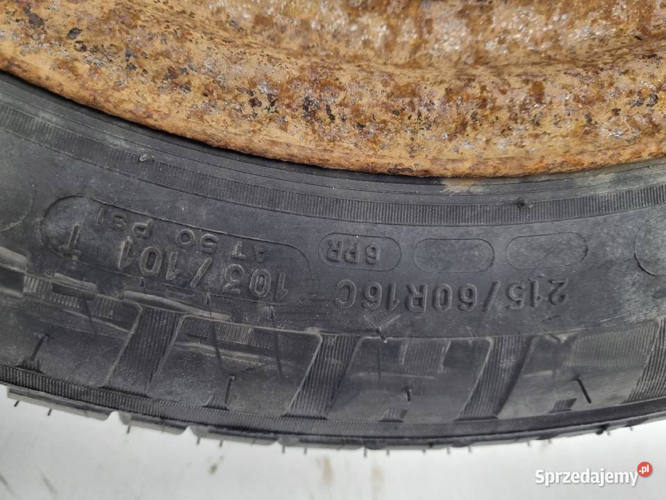 KOŁO ZAPASOWE Renault Trafic III felga 21565 Samochodowe lubelskie Chełm