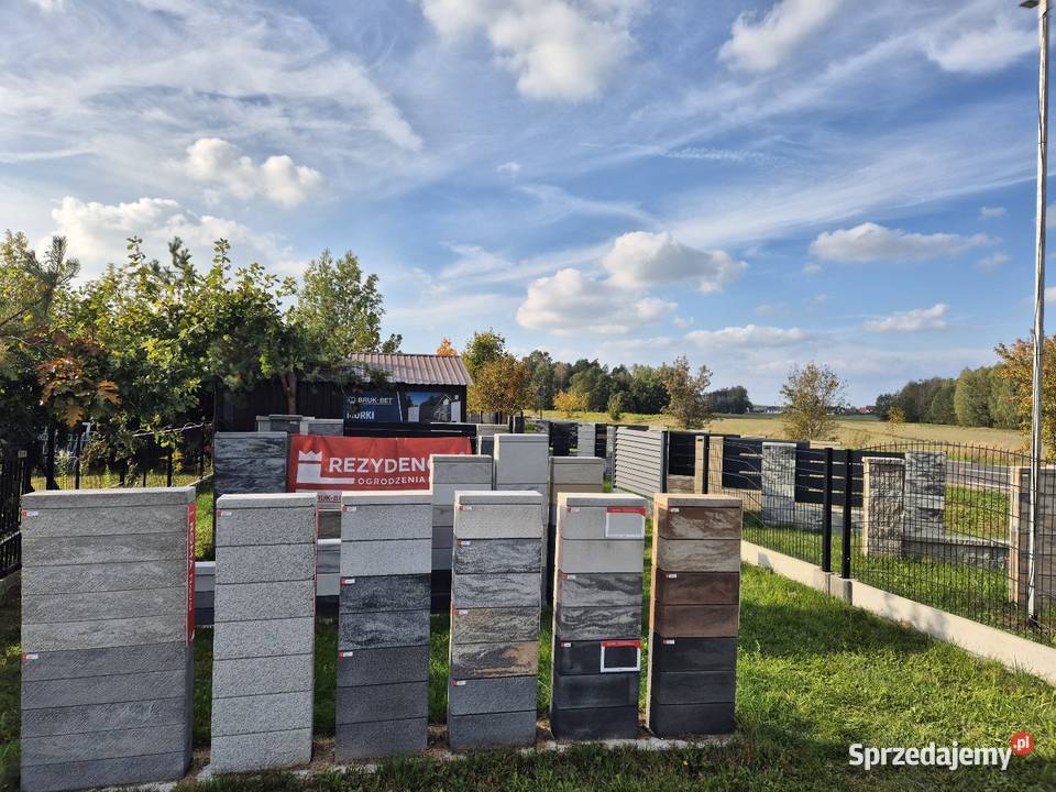 Bloczek ogrodzeniowy JONIEC Roma Horizon biały Piotrowiec