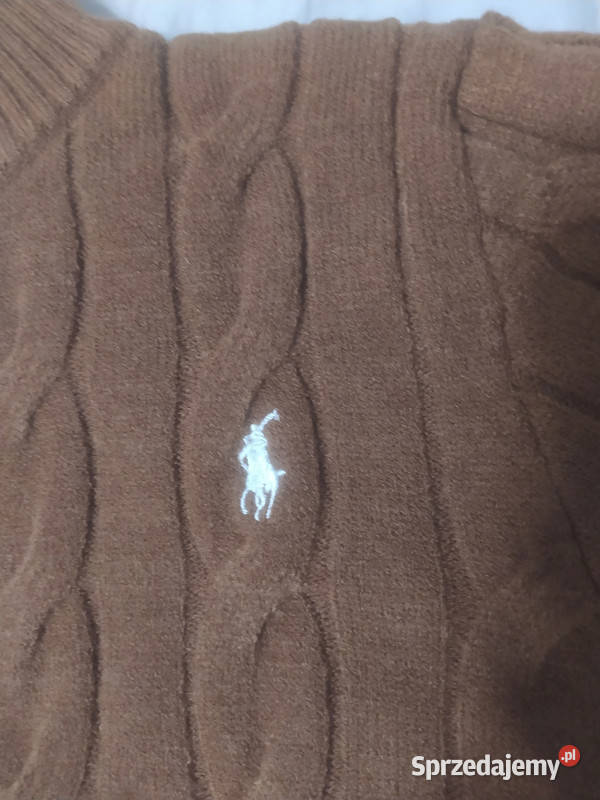 Brązowy sweterNowy z metkąPolo Ralph Lauren Warszawa sprzedam