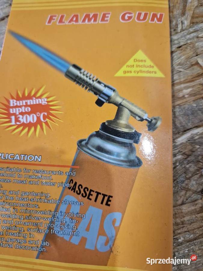Mosiężny palnik gazowy Picas733 FLAME GUN 1300 Głogowa sprzedam