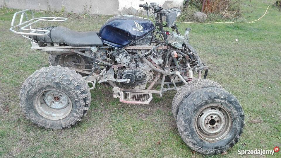 sprzedam zamienie quada z silnikiem hondy vfr750 kupiony w Polsce Skowieszyn