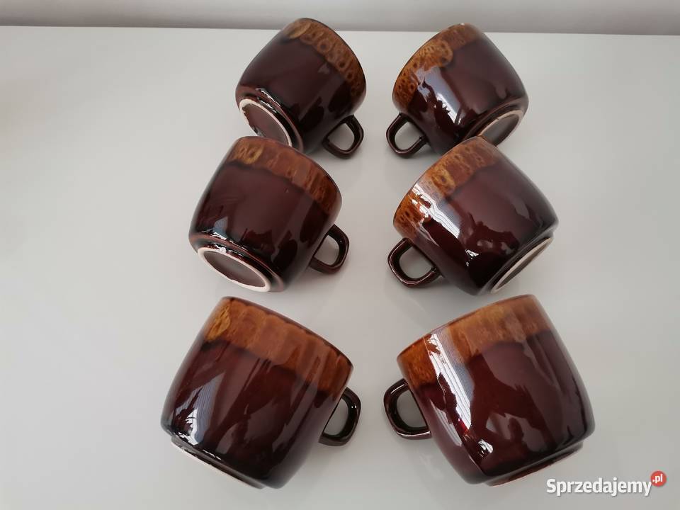 Stare nieużywane kubki N005 6 sztuk porcelit Porcelana i szkło Katowice