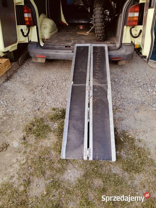 Aluminiowy składany najazd motocyklowy walizka świętokrzyskie Sandomierz