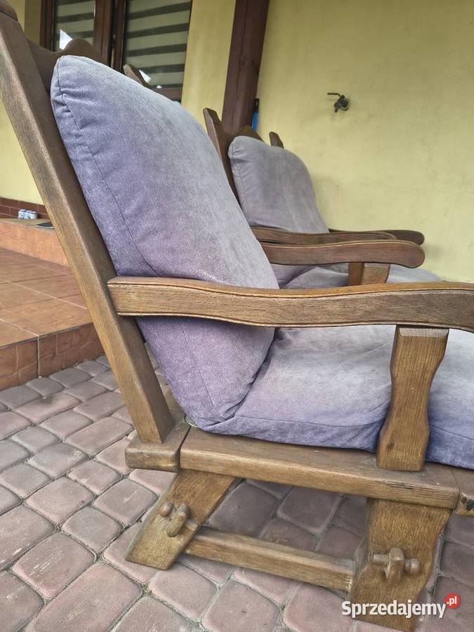 Meble dębowe komplet wypoczynkowy małopolskie Klucze sprzedam