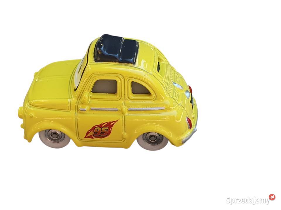 Zabawka model samochodu Luigi żółty Fiat 500 Cieszyn