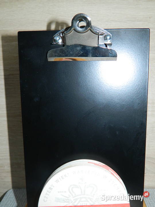 TYSKIE stojak na podkładki z tablicą Trzebinia