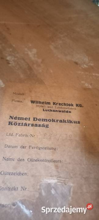 Lampa z barkiemz Fabryki Mebli Wilhelma Skierniewice