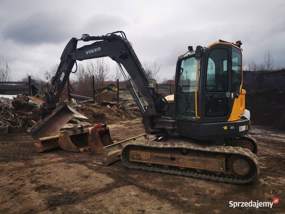Volvo ECR 88 D Komplet łyżek 2019 Koparka sprzedam
