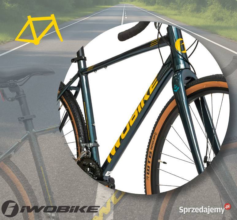 Rower Męski Gravel 28 Aluminium IWOBIKE 2025 Gorlice