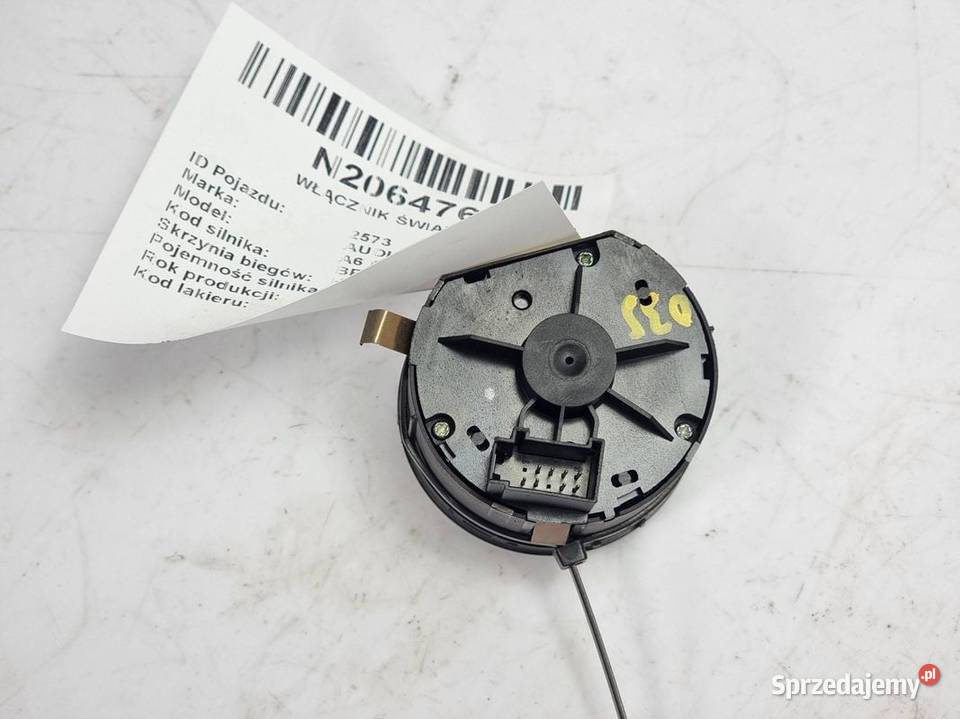 WŁĄCZNIK ŚWIATEŁ AUDI A6 C6 4F2941531D Lipno