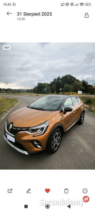 Renault Captur TCe 90 INTENS 2021r model z 2022 czujnik parkowania dolnośląskie Dzierżoniów