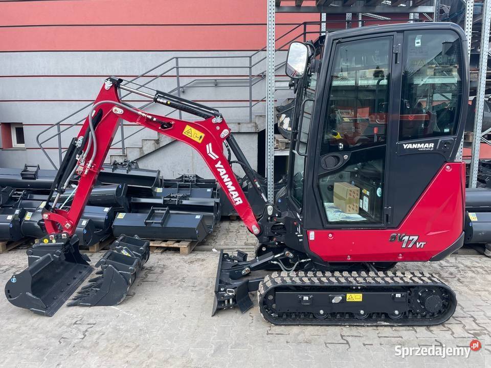 Nowa minikoparka YANMAR SV17VT SV17 Premium