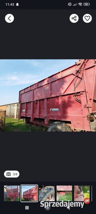 Rozrzutnik obornika agrimat Borek Wielkopolski sprzedam