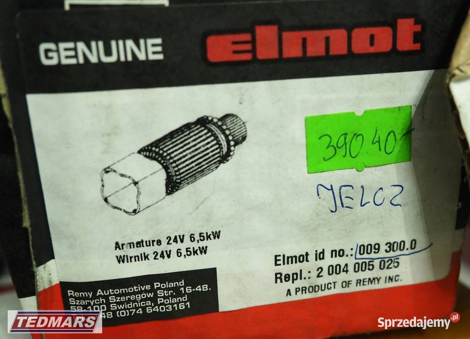 Wirnik rozrusznika R20 JELCZ 0093000 kujawsko-pomorskie Włocławek