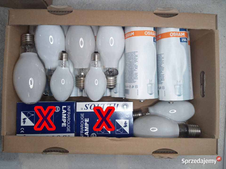Lampa Osram HQL MBFU i PHILIPS MASTER SONT PIA Wrocław
