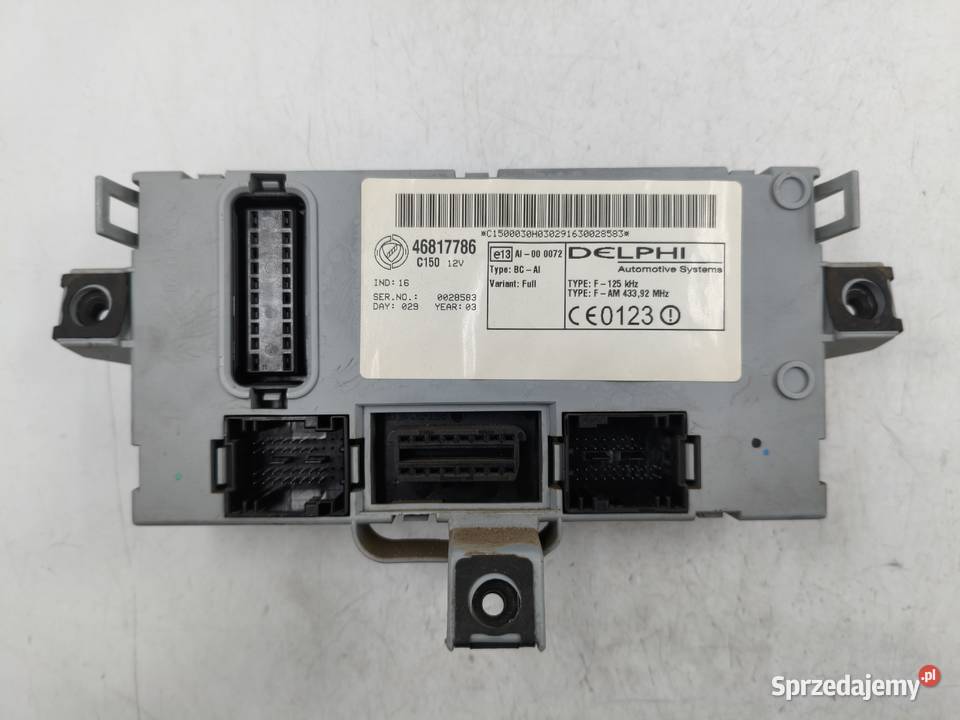 Sterownik Silnika Fiat Doblo I 16 55182888 IAW Wyszków