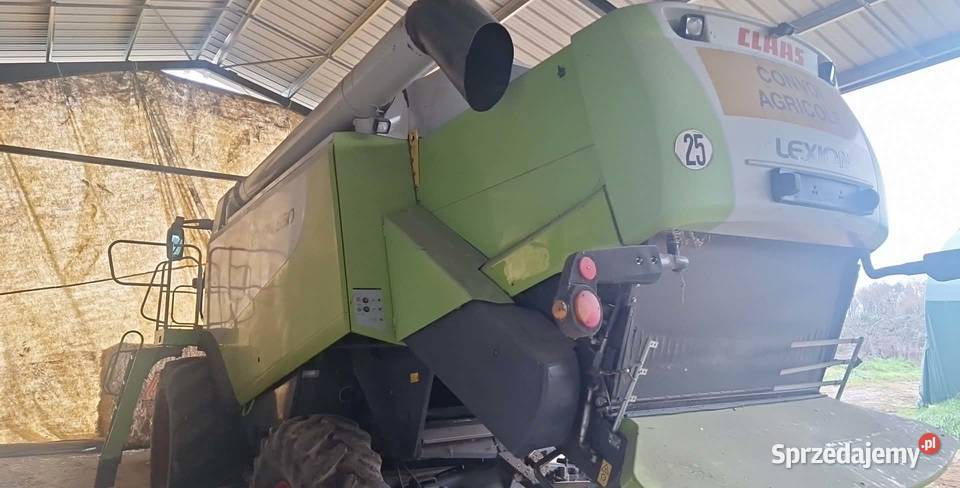 Kombajn zbożowy Claas Lexion 550 z hederem Zbożowe podlaskie Łomża