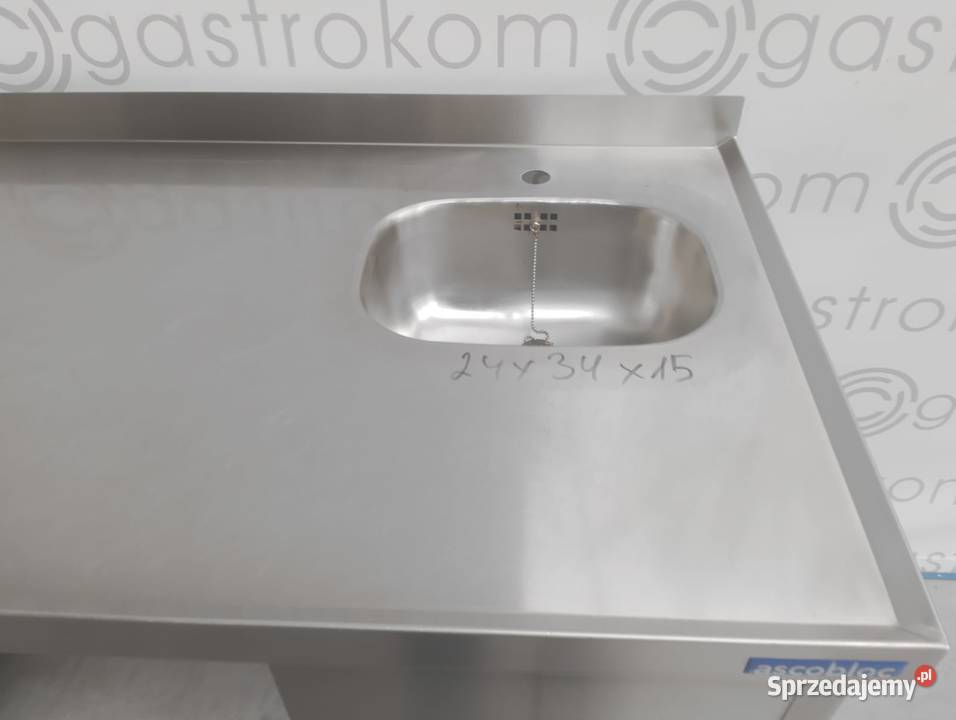 Stół ze zlewem i umywalką z miejscem na zmywarkę Wrocław