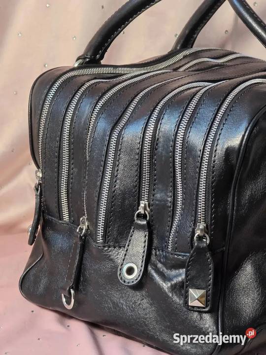 Dolce Gabbana Lily Bag Vintage Skórzana 100 czarny