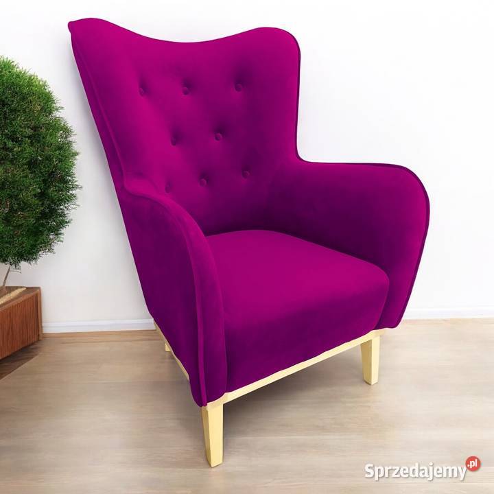 Fotel Wypoczynkowy Miki Fuksja Dostawa 0