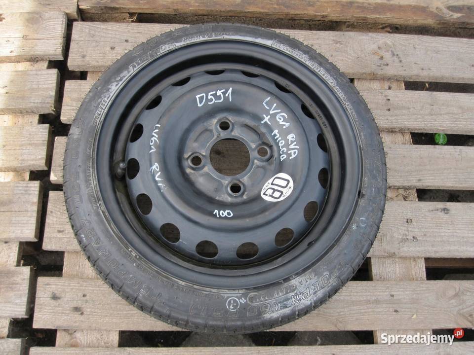 NISSAN MICRA koło dojazdowe 1157014 88M 4x100