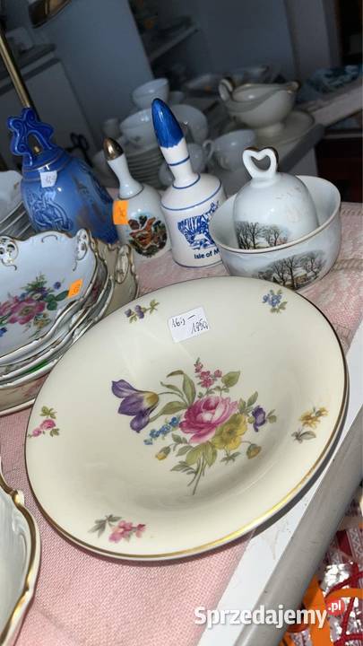 Paterka na stopie Rosenthal Germany Syg z 1950 r Porcelana i szkło