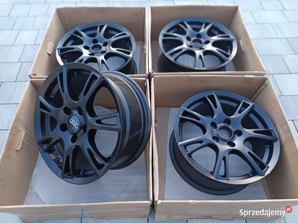 Felgi 16 5x112 Audi VW Seat Skoda Nowe Czarne śląskie Żory
