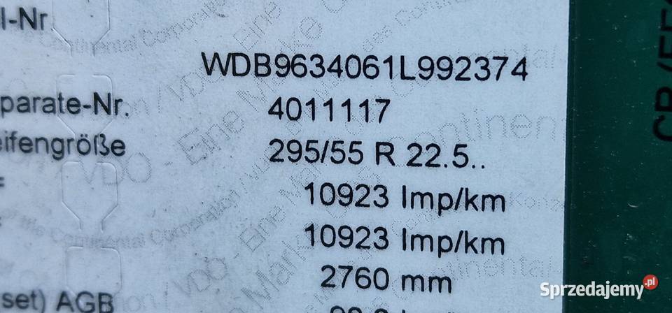 MERCEDES ACTROS MP4 STREAM SPACE KABINA 25M Trzciel