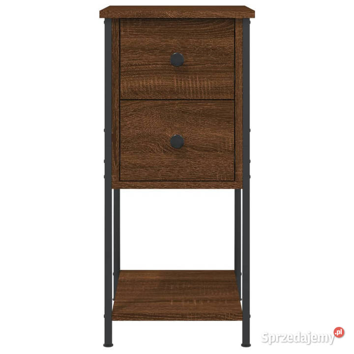 Szafki nocne 2 brązowy dąb 32x42x70 WM826102 Warszawa sprzedam