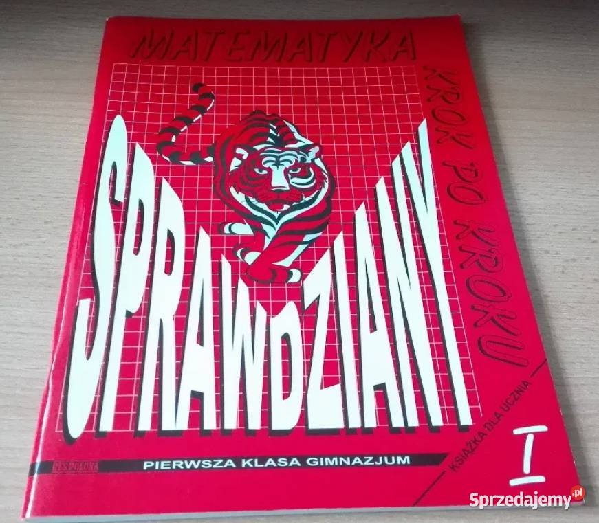 Matematyka krok kroku sprawdziany 1 gimnazjum Gdańsk sprzedam