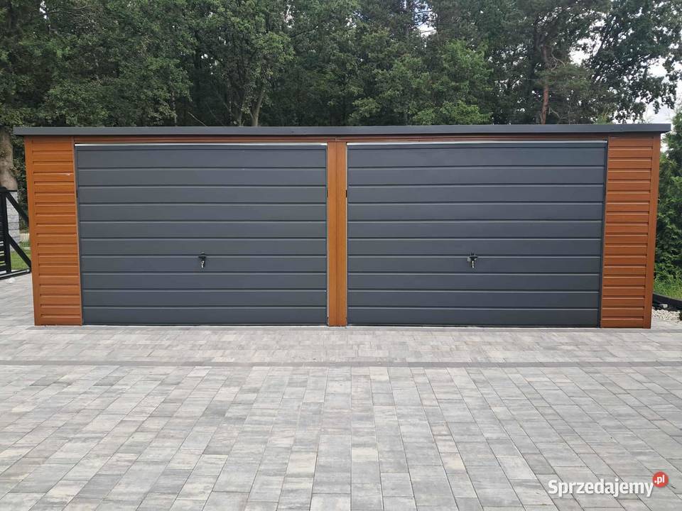 Garaż blaszany 7x5 Wzmocniony profilami Bydgoszcz