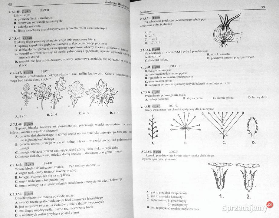 Biologia Wybór testów Matura Andrzej Persona Chełm sprzedam