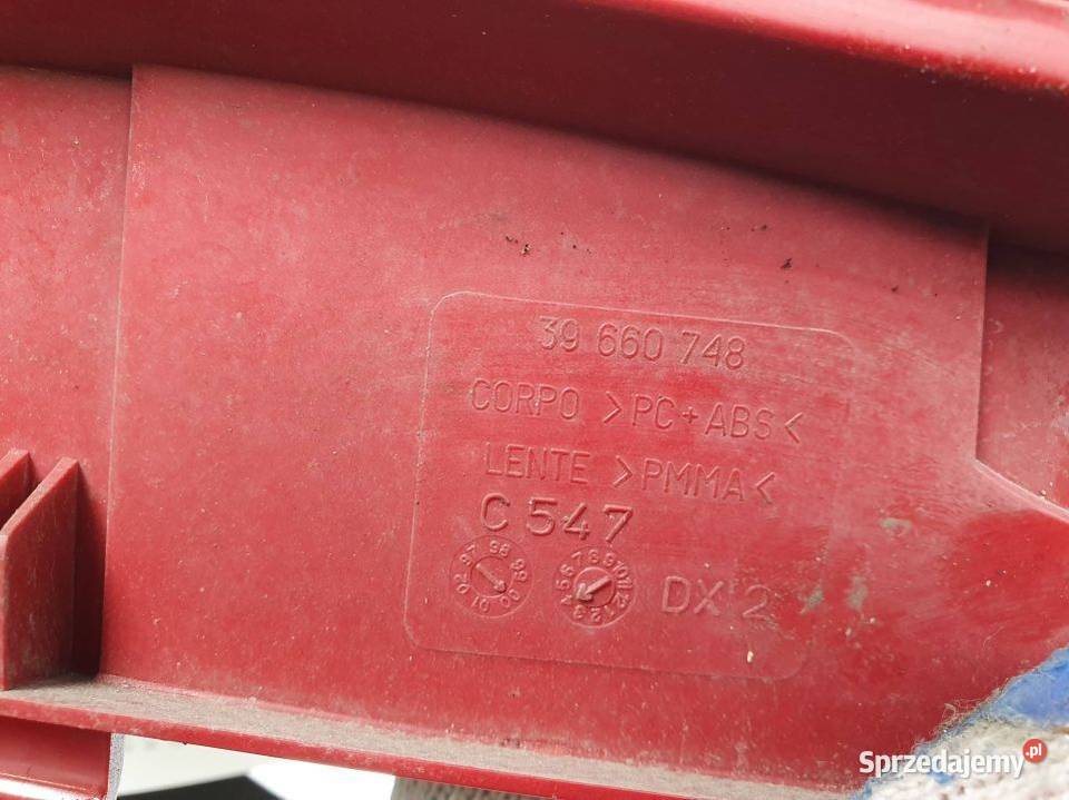 LAMPA PRAWA TYŁ FIAT SEICENTO osobowe Lipno
