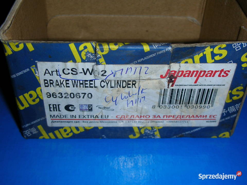 Cylinderek hamulcowy Matiz osobowe mazowieckie Garwolin