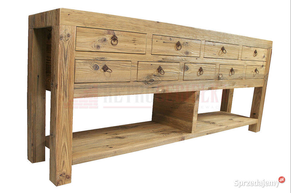 Szafka łazienkowa komoda konsola stare drewno mazowieckie Słupno sprzedam